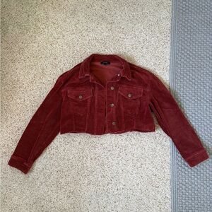 Cropped Corduroy Jacket